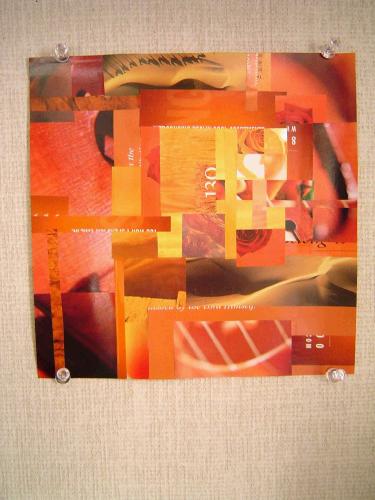 A collage for Composition, using principles of design and gestalt, based on an India.Arie song "Beautiful"