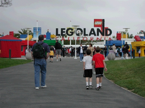 Alan and I took the little boys to Legoland while the four bigger kids spent the day at California Adventure.