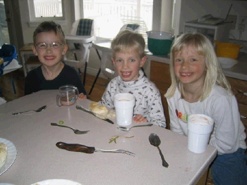 Talmage with Benjamin and Camilla Israelsen