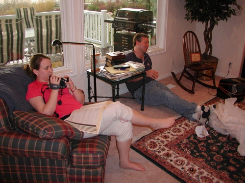 Tess is always in charge of the video camera -- I wonder if we will ever watch any of that stuff???