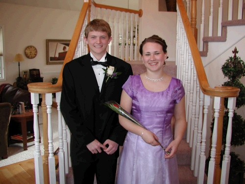 Tess with her date Dallin Hunter