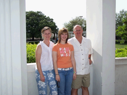 The "other" Brown family -- Bonnie, Kaitlin and Barrie.