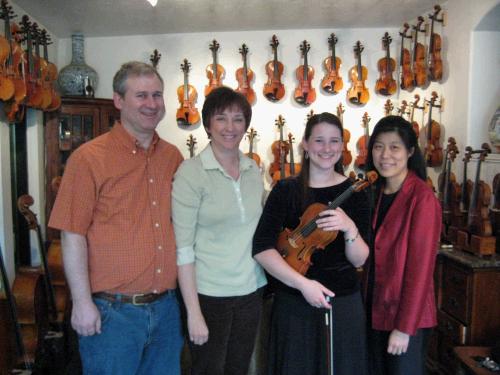 A fun time violin shopping!