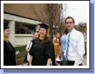 Finally finding Anne among the throngs of people outside the Marriott Center afterwards.