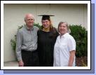 Anne with her parents, Gerry and Carol Bogue.  They are from Seattle, but have retired here in Provo.