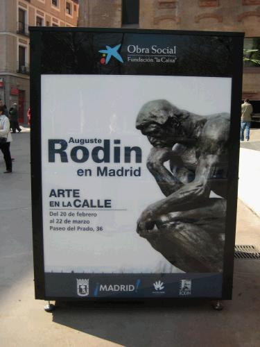 Rodin exhibit in the the street. How cool is that? Also it gave me an excuse to snag a photo of that cool plant-covered wall that I've seen a few times before. 