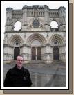 Cool cathedral up in old Cuenca