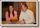 Madeleine and Alan enjoying their Happy Birthday Cake together.