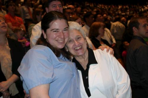 The proud wife and grandmother.