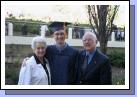 Loren with Grandma Pat and Grandpa Wally.