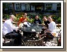 We had a picnic lunch out on the nice patio between the JSMB and the temple.  It was a beautiful spring day!