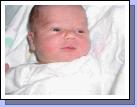 Little Andrew Parberry Morgan arrived on the scene on Wed. August 27, 2003 at about 6:07 pm. He weighed 9 lbs. 4 oz and measured 22" long!