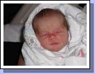 Welcome to the world, Karen Marie Crapo!  She was born Saturday, August 30, 2003 at about 11:15 pm, weighing 6 lbs 8 oz.