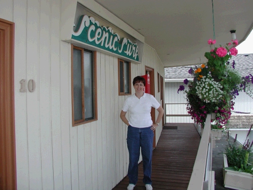 We just arrived at Webb's Scenic Surf Hotel at Cannon Beach Oregon.