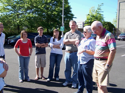 Taking a moment to hear Pat and Wally tell us about the beginnings of their marriage and family in the Seattle area.