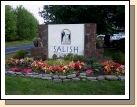 The whole family stayed at Salish Lodge in Snoqualmie Falls, Washington