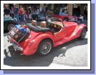 That Saturday there happened to be an old car show right outside the Marriott.  I thought Alan and I should just jump in this car and head off for our second honeymoon!