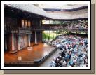 It is a great outdoor theater and some great Shakespeare!  We always sit in the balcony so we have a little protection in case of a light drizzle.