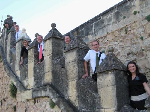 The group photo on the stairs includes everyone who went, except E. Miller who took the photo for us. (from top stair down) Hna. Barnes, E. Jeppson, Hna. Lester, E. Karren, Hna. Jolley, Me, and Hna. Ball (Hna. Lesters trainee who is hysterical and makes me laugh).
