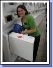 Check out the laundry room at the MTC -- just a few washers and dryers!