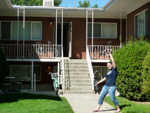 Madeleine's new apartment off campus.