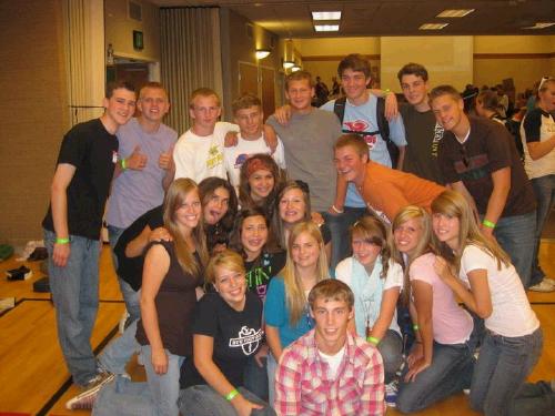 Elliot's EFY "company" of 10 boys and 10 girls.