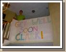 Madeleine and Elliot made this cute sign for Clark while we were at the hospital.