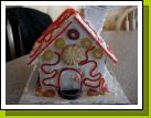 Madeleine made this cute gingerbread house with a group of school friends.