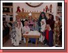 Most of the Morgan cousins acted out the Christmas story and gathered for this Nativity Scene.