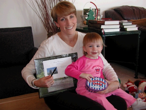 On Christmas Eve day, we exchanged gifts with my sister Melinda and her husband Jared.  