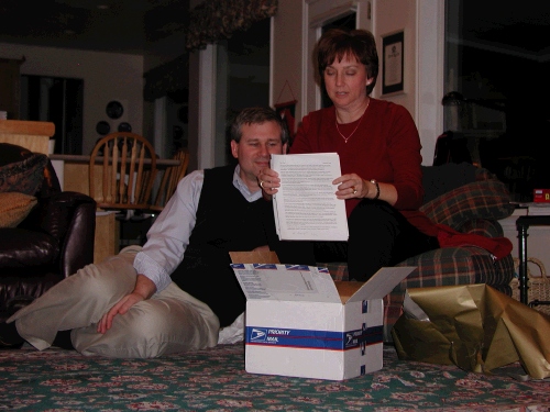 We gave them little clay oil lamps and a letter from each of us teaching about the importance of seeking our own testimonies.