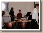 Elliot in his first percussion recital...here he's playing the Crotales.