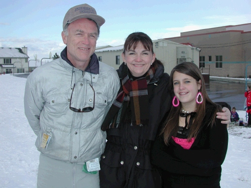 Steve, Lesa and Rebecca Udall