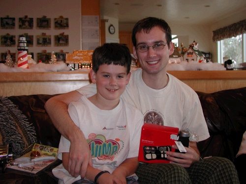 Clark gave the missionary an umbrella and a shoeshine kit.