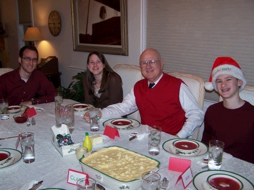 Yummy Christmas Eve dinner....