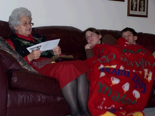 As part of the program, Grandma taught everyone about Frankincense and Myrrh