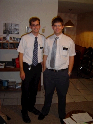 Elder Winkel -- off to Edinburg.