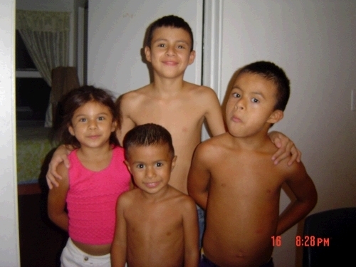 Some of the Casteeda kids.