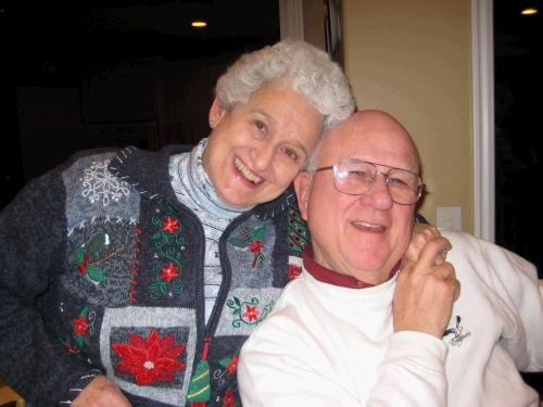 Pat and Wally -- the proud missionary grandparents.