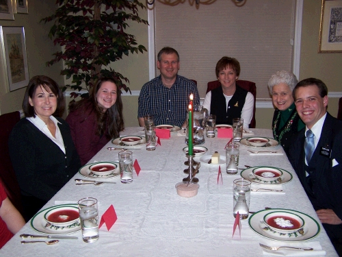 The rest of the group -- Valerie D'Astous on the far left and Elder Lloyd from Montana on the far right.