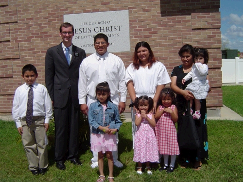 Nancy Serna's Baptism.