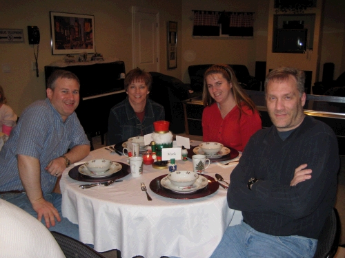 Alan and Michelene Brown and Cherry and Mark Morgan.