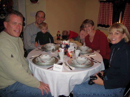 Brian Israelsen, Jared, Jackson and Melinda Crapo, and Megan Israelsen.