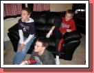 Parker, Clark, and Jusin playing the Wii