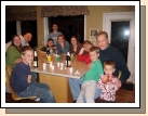 The whole group enjoying a New Year's toast!