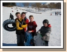 But a good sport for photos and bit more sledding!