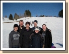 The sledding family on a gorgeous winter day -- Happy New Year!