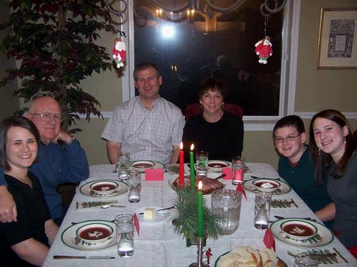 It was a nice dinner with the grandparents and good food.