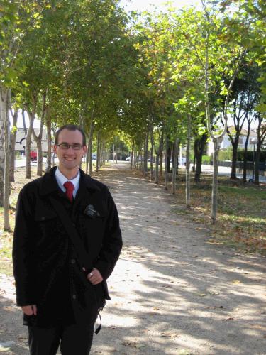 Me and some trees in Azuqueca on one of the main streets (Carretera de Alovera)