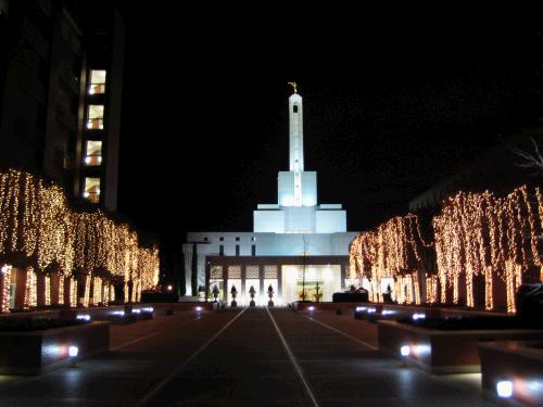 Spain's "Temple Square" lights. We took these photos in the early morning just before going in to do a session at 8:00am.